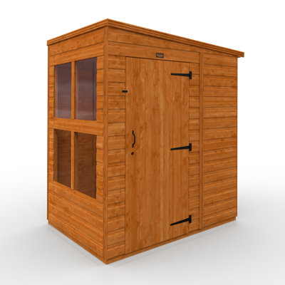 4x6w TigerFlex Shiplap Pent Sunroom