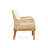 Wood Club Chair With Robust Weather- Weave Rope, 28"W X 27"D 31.5"H Outdoor In Weave, 27.21In W 26.49In D 31.56In H