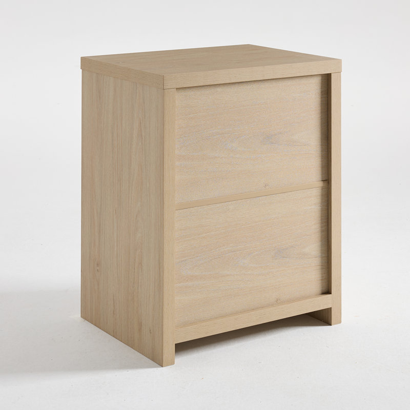 Table de chevet 1 tiroir Allenside, Light Oak, Individual