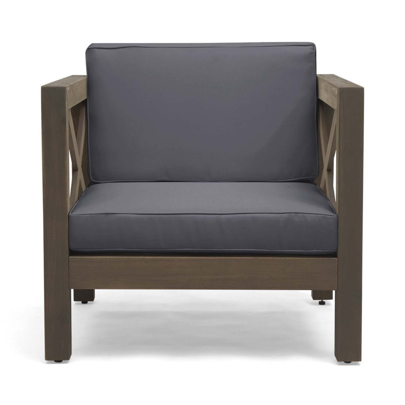 Fauteuil d'appoint décontracté Casual Casual, Gris