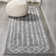 Ziri Moroccan Geometric Gray/Cream Rug