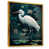 Toile avec cadre flottant or