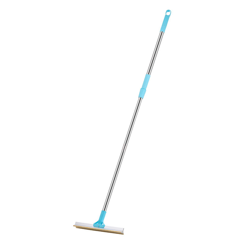 Pet Hair Removal Broom, Rubber Broom With Built In Squeegee Reusable Dog Cat Hair Remover, For Couch Furniture Hardwood Floor Tile