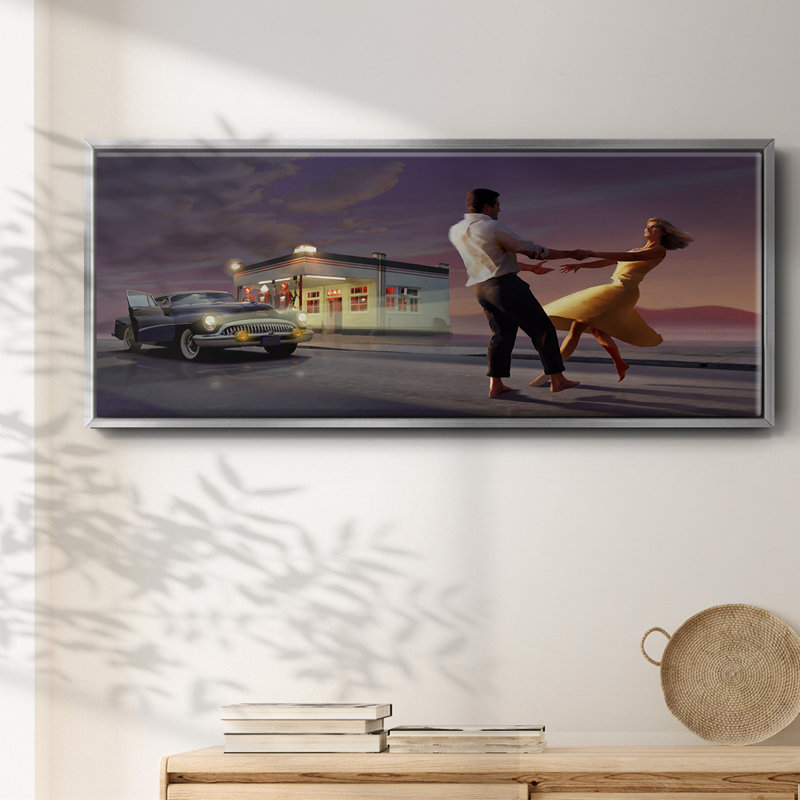 Night Dance- Framed Canvas