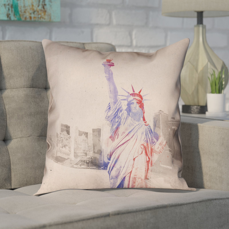 Housse de coussin en coton David Khieu, H 14 po x l 14 po