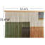 Tapisserie décorative tissée en macramé tissé à la maison avec tapisserie teintée par immersion dans un grand espace de montagne coloré en fibre colorée pour le salon (vert1)-1882574376