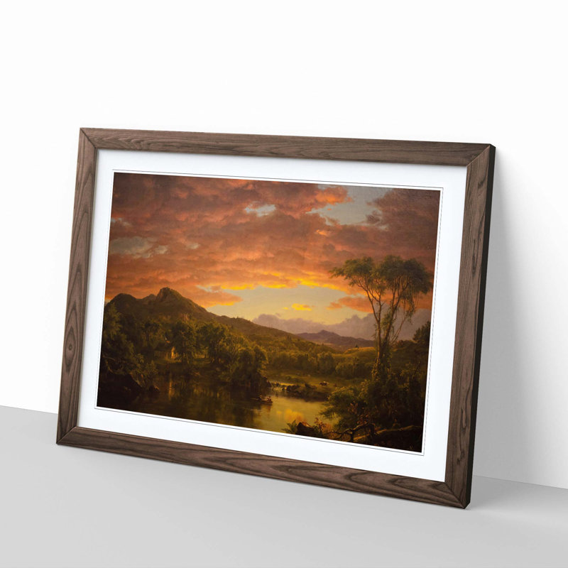Frederic Edwin Church - Single Picture Frame Painting, Walnut