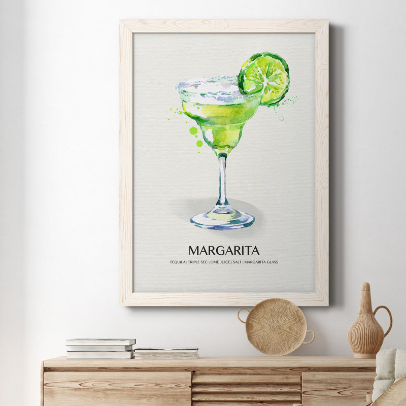 Margarita - cadre photo, impression sur toile, H 20 po x l 17 po x P 1 po, Blanc