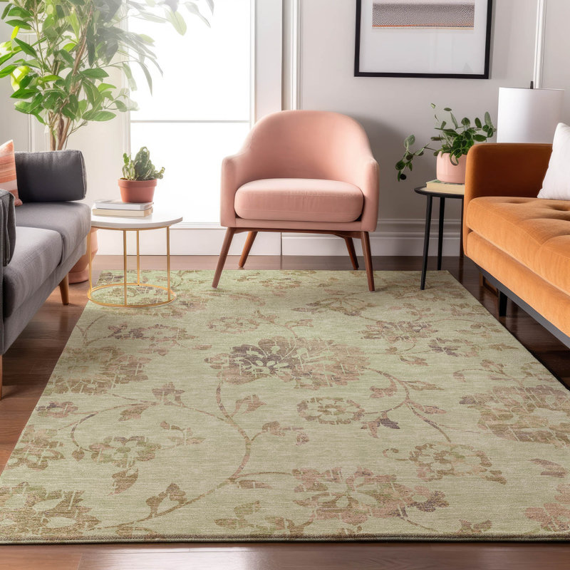 Tapis en aloès Prisco lavable à la machine de qualité supérieure, Rectangulaire 8 pi x 10 pi
