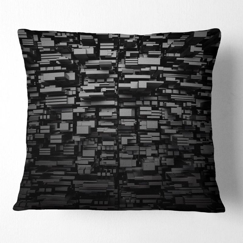 Abstract Throw Pillow, 16" x 16", Throw Pillow