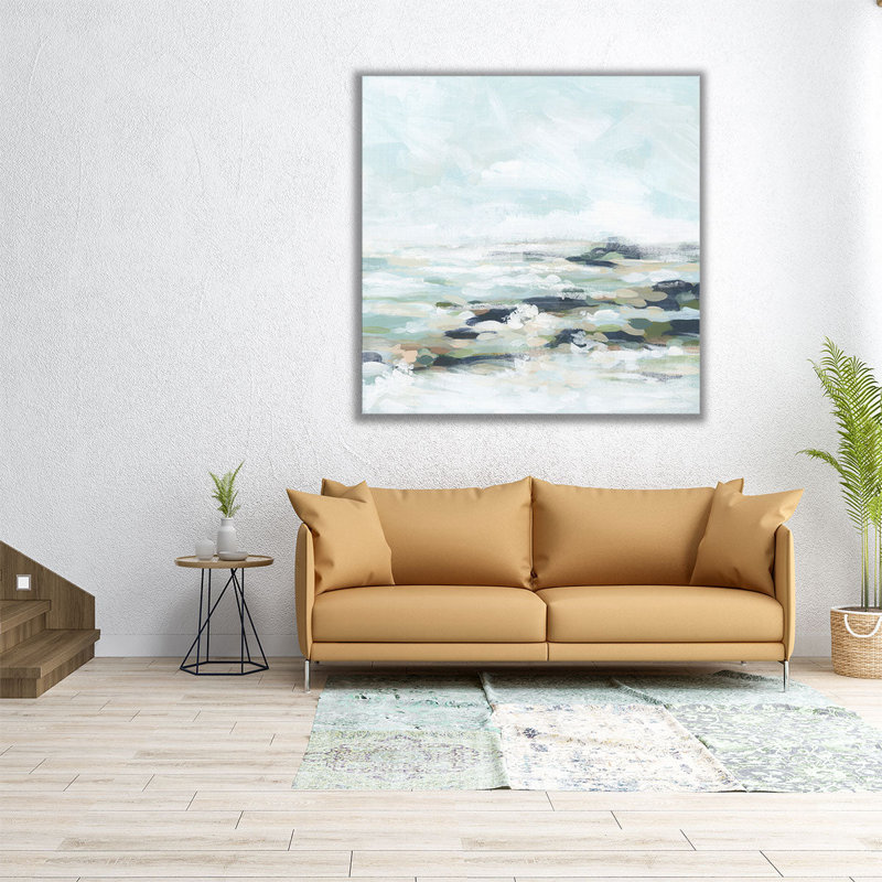 Seafoam Shoals II - reproduction d'art sur toile, H 30 po x l 30 po