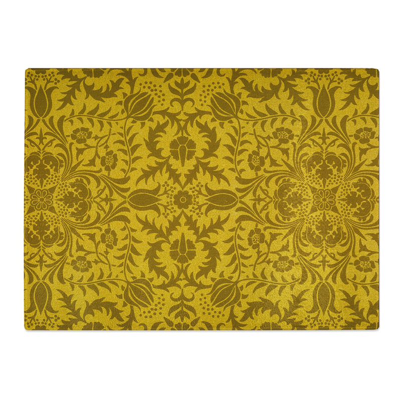Vine Pattern Vol.1 Print By William Morris  Glass Chopping Board