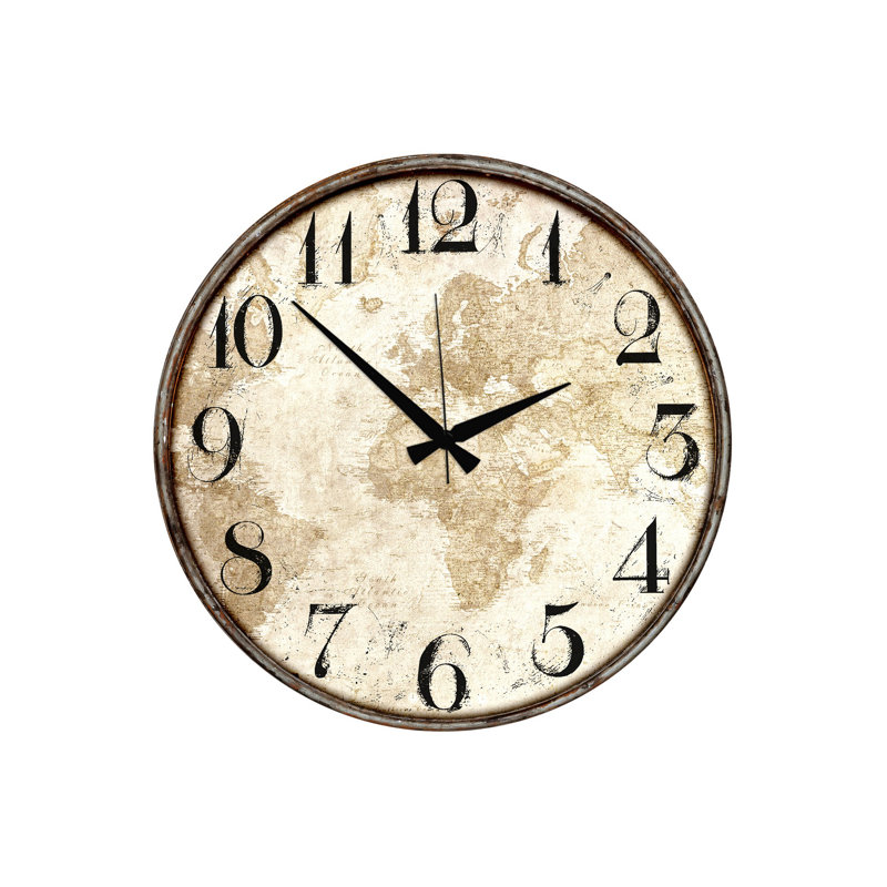 Elegant Decorative MDF Clock, 19.7 x 19.7 inches | 100% MDF, Thickness: 0.2 inches | Perfect for Home or Office Decor, Stylish Design, Adds a Modern Touch to Any Room