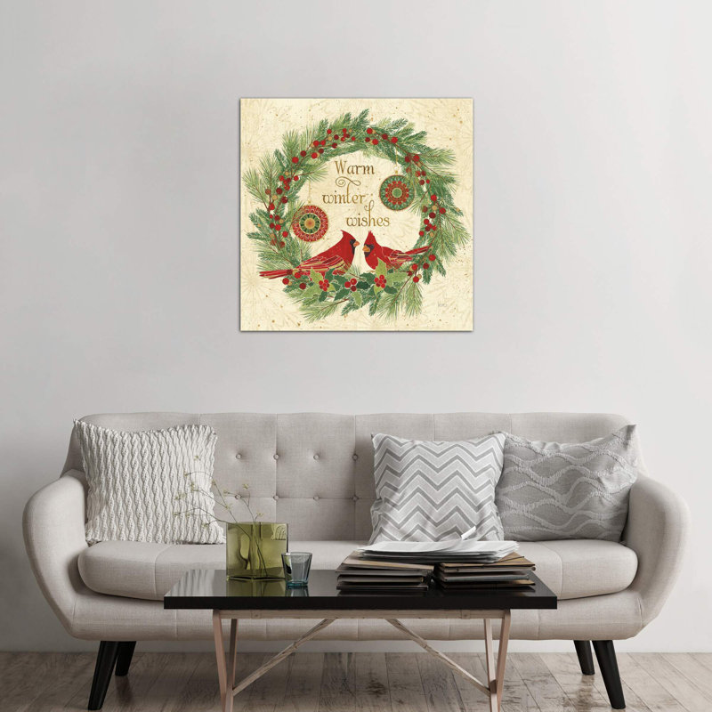 Winter Feathers Viii by Veronique Charron - Wrapped Canvas Print, 45.72 cm H x 45.72 cm W x 3.175 cm D