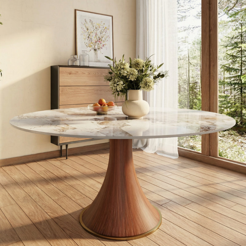 Table de salle à manger Farmhouse, Coloré, H 29,52 po x L 47,24 po x l 47,24 po