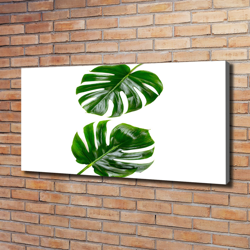 Tropical Leaves - Wrapped Canvas Print