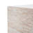 Outdoor/Indoor Square Travertine Lightweight Concrete Side Table