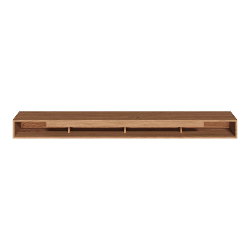 5 In. D X 7.25 In. W X 72 In. L Unfinished White Oak Wood Mantel, 72" L, Rustic White Oak