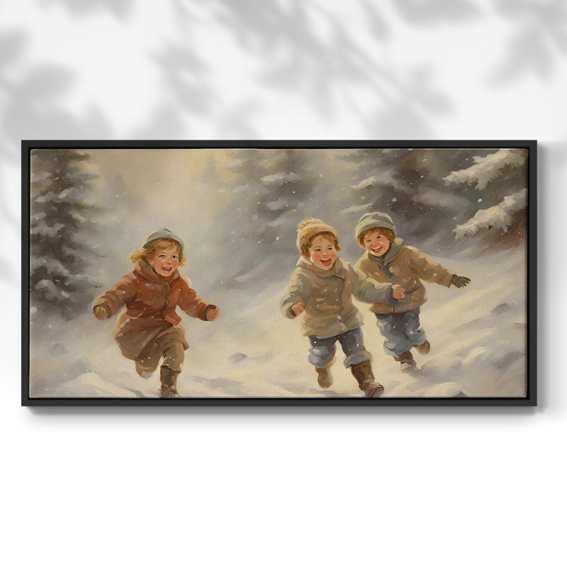 Paysage, série CCGIX, toile tendue avec châssis, prête à être accrochée, Noir, H 21 po x l 41 po