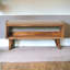 Banc de rangement en lin Oakic Ish, rembourré, pieds nordiques-118167701