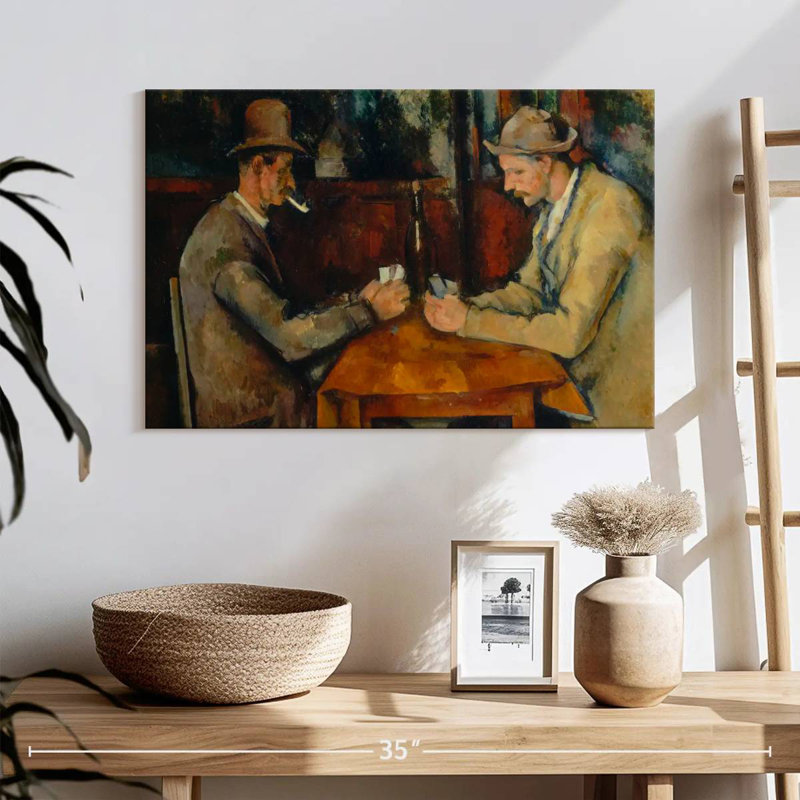 Senne, les joueurs de cartes, 1890, H 16 po x l 24 po