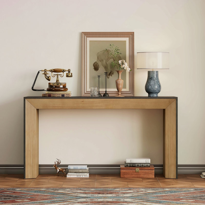Console Mirod Elegant, Noir / brun