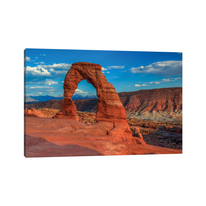 Delicate Arch-Utah by Bill Sherrell - Print on Canvas, Wrapped Canvas, 66.04cm H x 101.6cm W x 3.81cm D