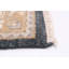 Tapis unique en laine noué à la main gris foncé / crème / brun clair 9 pi 3 po x 11 pi 8 po New Age Tereon