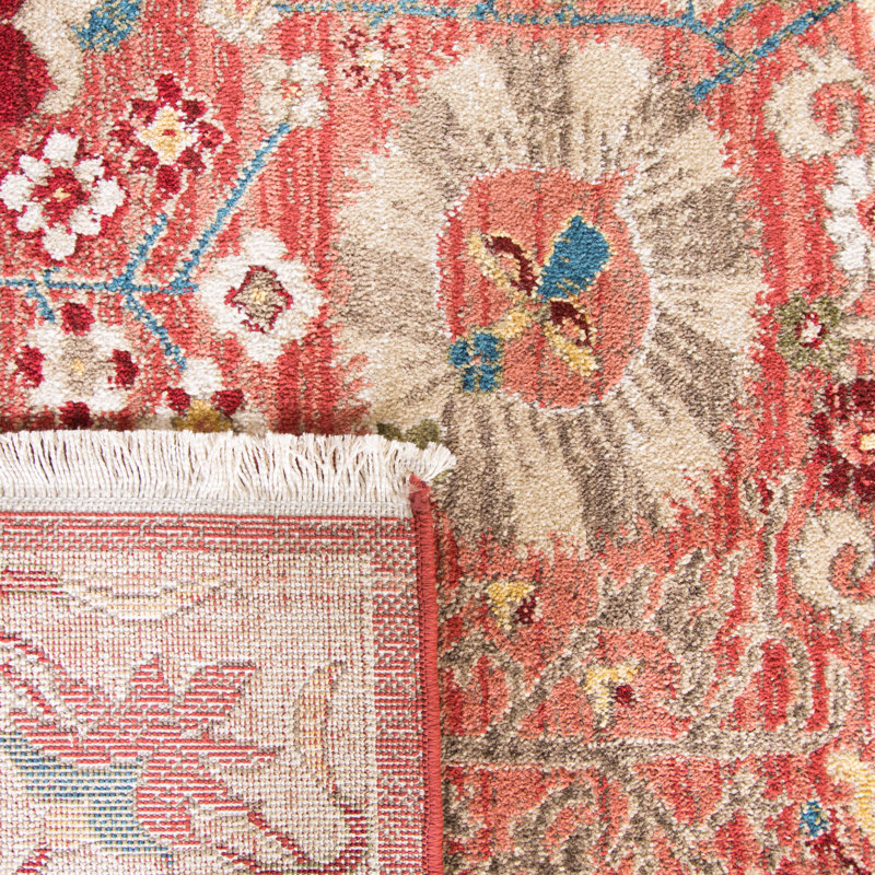 Tapis performance oriental Kurtz, Rectangulaire 8 pi x 10 pi, Red/Beige