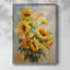 Reproduction encadrée FLORAL Series CDL III - bois massif-1984878372