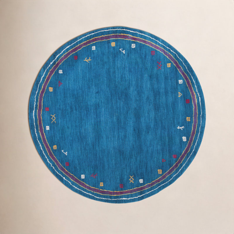 Tapis bleu Danette, Rond 8 pi