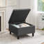 70.5cm Wide Tufted Square Ottoman with Storage