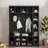 Farmhouse Wooden Hall Tree With Coat Rack, Sitting Bench, Display Shelves And 13 Cubbies-409571230