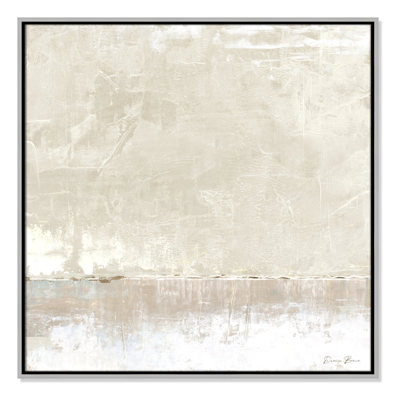 Delevan Better Days - Floater Frame Print on Canvas, 31.5" H x 31.5" W, Silver
