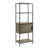 3-Shelf Bookcase With Storage Cabinet