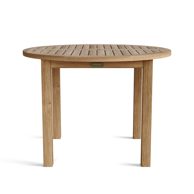 Bahama Outdoor Round Teak Dining Table