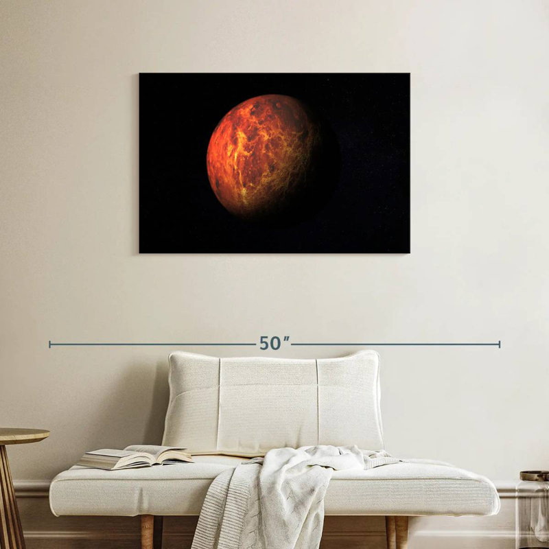 Oberle Planet Mars, 24" H x 36" W