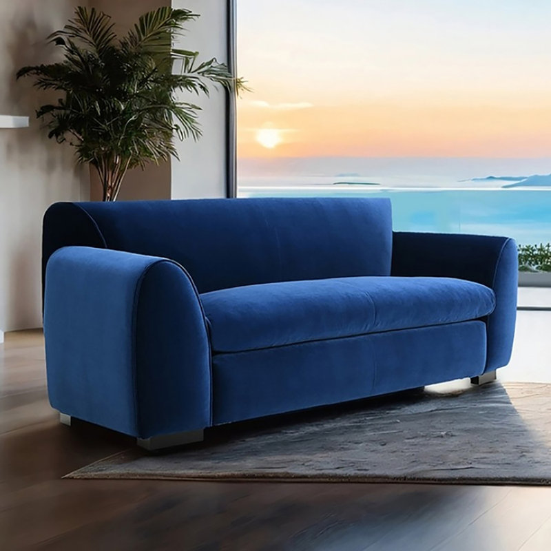Ensemble de salon 2 pièces Cedar, Bleu royal