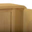 Armoire murale en bois massif avec tablette réglable et poignées encastrées pour le rangement de la salle de bain ou de la cuisine-514673247