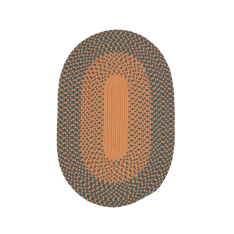 Tapis intérieur / extérieur en polypropylène tissé à la machine ovale Cape Eden, Ovale 7 pi x 9 pi