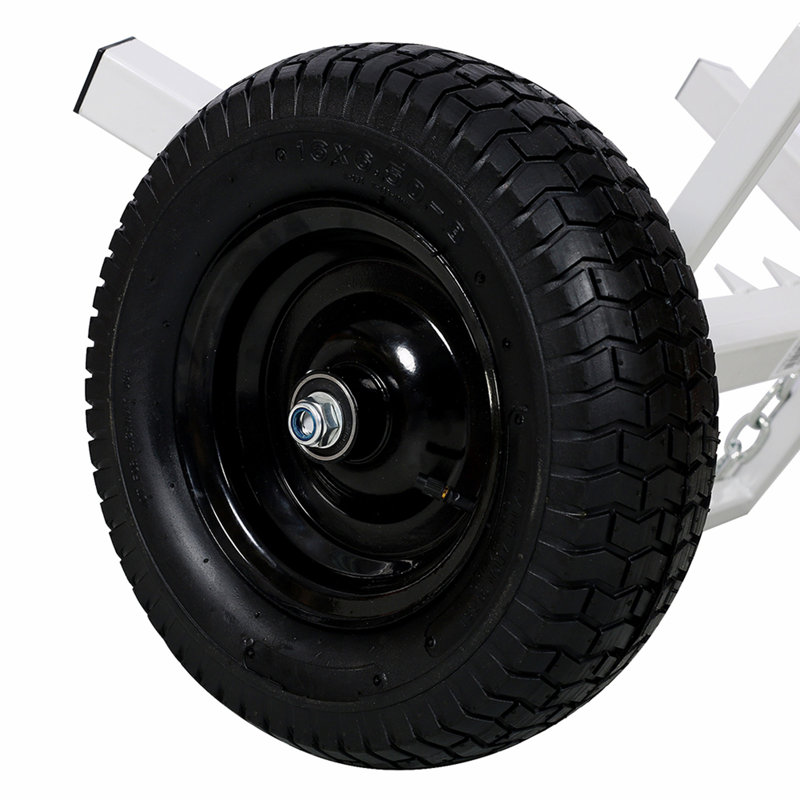 Heavy-Duty Log Dolly,log holder,white