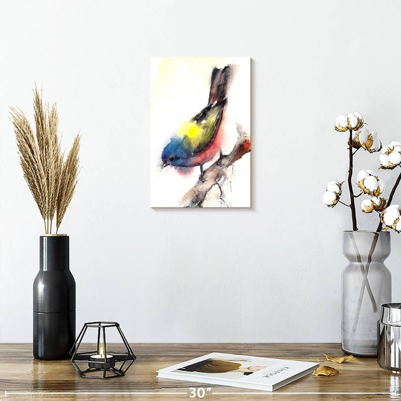 Brampt Bunting Bird, 12" H x 8" W