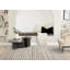 Tapis d'intérieur moderne rayé brun clair contemporain-1370280435