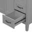 Meuble-lavabo 36 po sans lavabo, base d'armoire seulement, armoire de salle de bain avec tiroirs, structure solide et panneau de fibres à densité moyenne-130141603