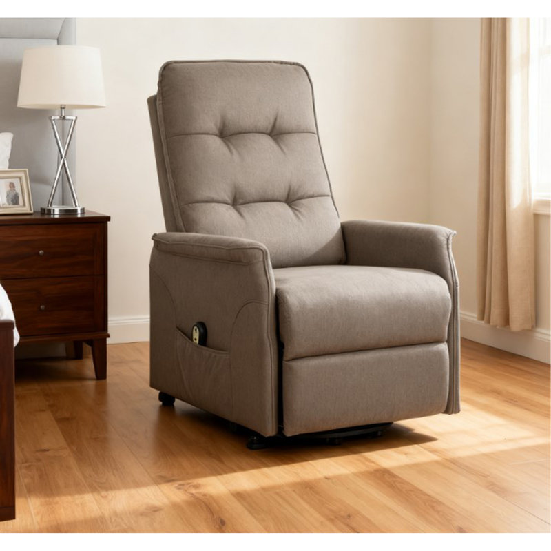 Fauteuil électrique pour personnes âgées, avec télécommande, poches latérales, assemblage rapide