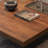 Walnut Solid Wood Square Coffee Table-1729114370