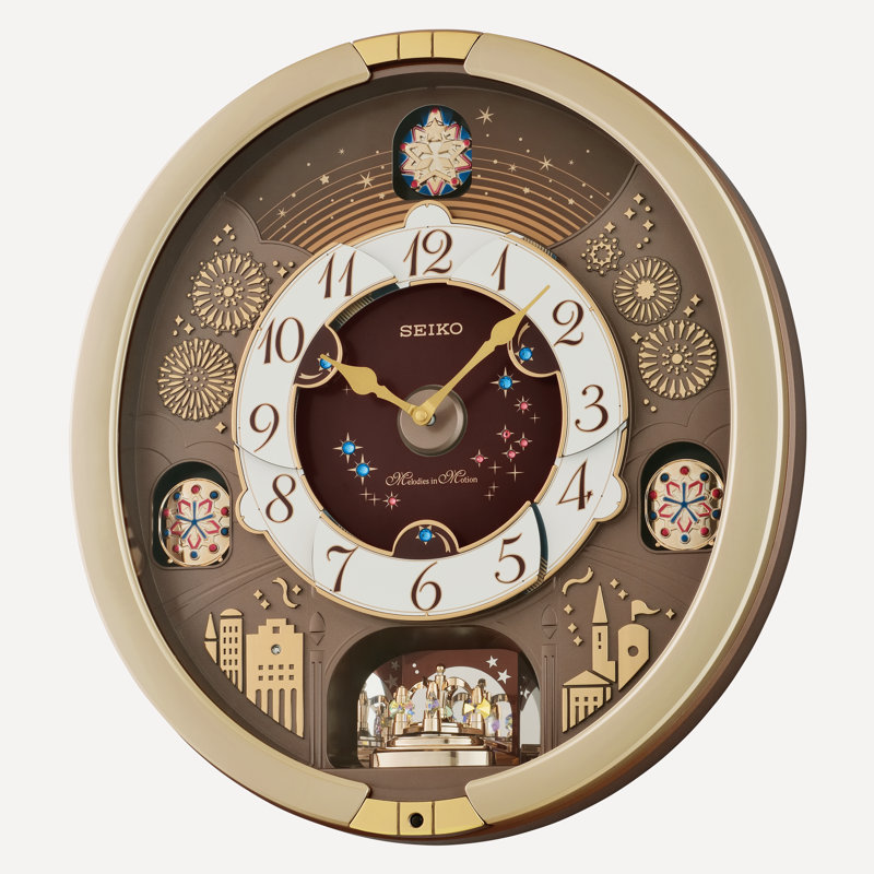 Seiko QXM620GRH MIM-Wall, Quartz, Brown