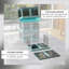 Bacs de rangement empilables avec couvercles, roues et pliables-1075109097