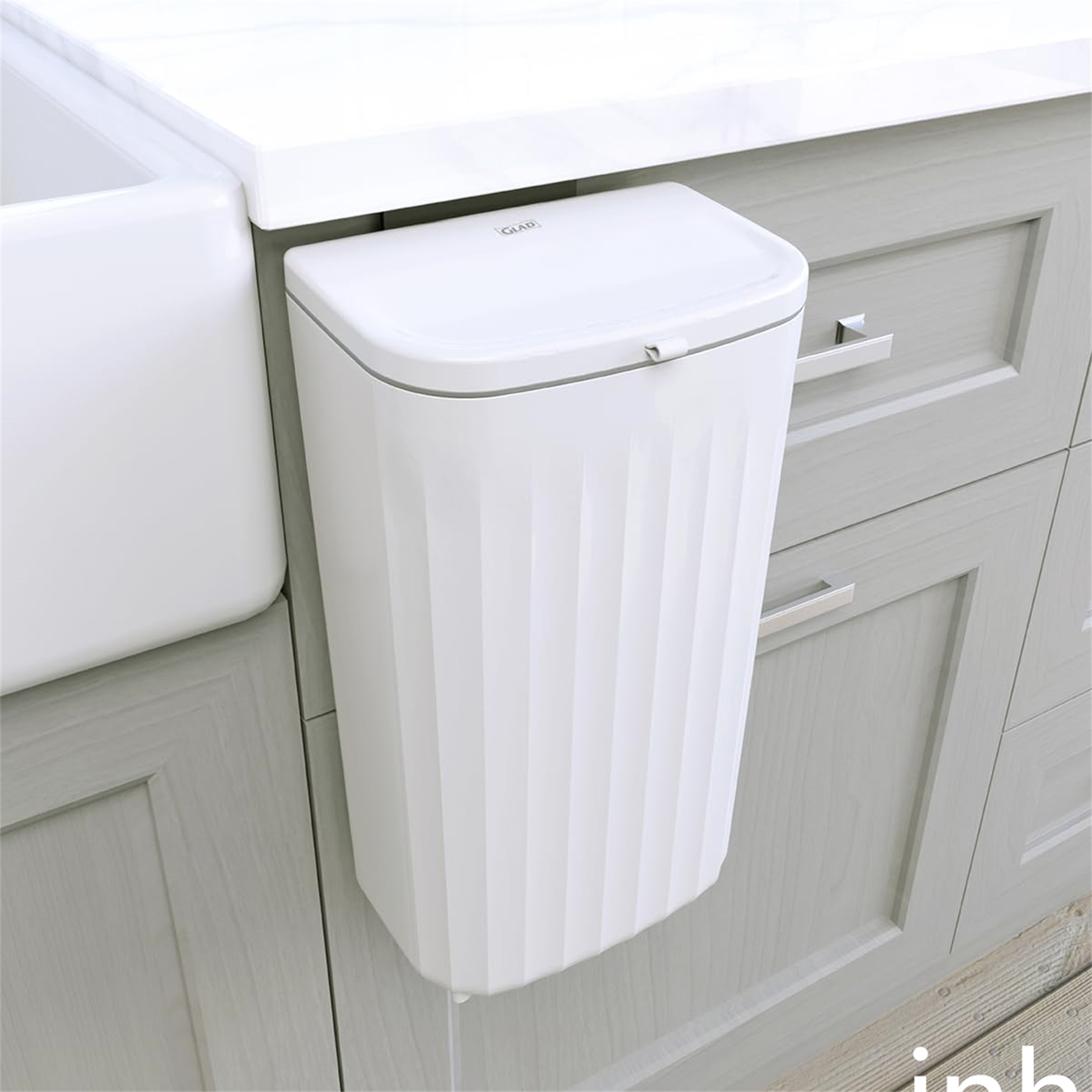 BIZMUD Roomate Under Counter Trash Can，12 Liter | Wayfair