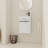 Floating Wall-Mounted Bathroom Vanity with Ceramic Sink-2083421780